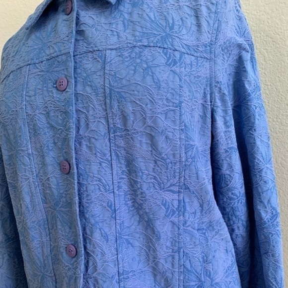 Stunning blue jacket. Perfect for all seasons. Appleseeds XL - Picture 5 of 14